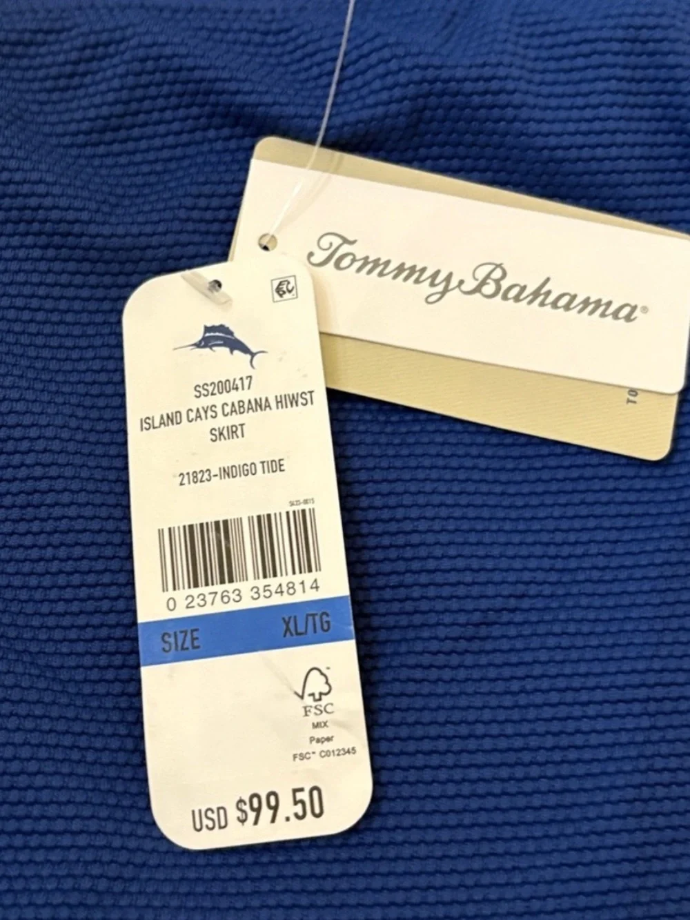 NWT Tommy Bahama Island Cays Cabana Flounce Skirted
Bikini Bottoms - Picture 4 of 6